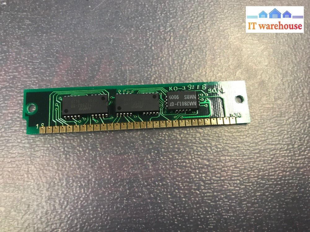 1 x NEC 256KB3J 256 KB 80 ns 30-pin SIMM parity RAM module