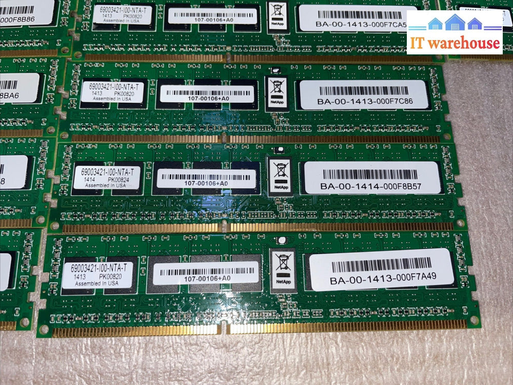 1 x NetApp 107-00106+A0 8GB DDR3-1333 DIMM Server Memory (not for desktop PC)