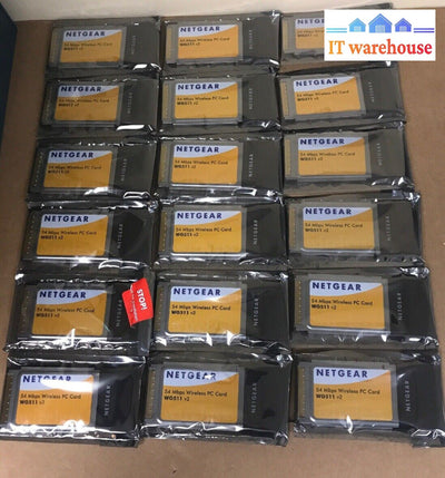 1 x Netgear 54 Mbps Wireless PC Card WG511  V2 for laptop etc. @@@