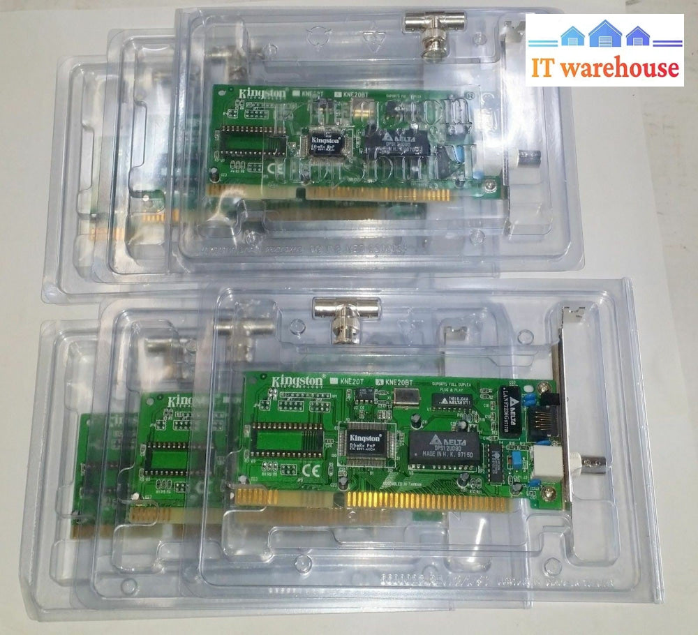 1 x New ~ Kingston KNE-20BT ISA 10BaseT BNC/RJ45 16 Bit ISA Ethernet Card (Qty)