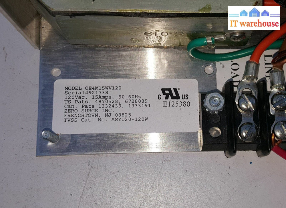 1 X Oem Open Chassis Mode Surge/Noise Protection Module Oe4M15Wv120 (120V 15A)
