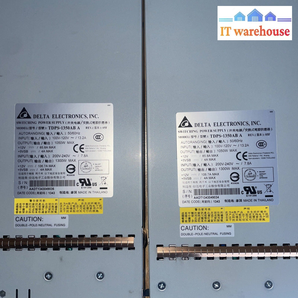 1 x Power  Supply for NETAPP FAS8020 FLASH STORAGE ARRAY NAF-1301