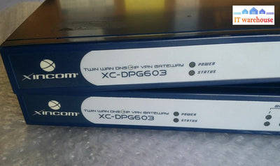 1 x  Xincom XC-DPG603 Twin WAN DNS to IP VPN Gateway  (w/ AC adapter)