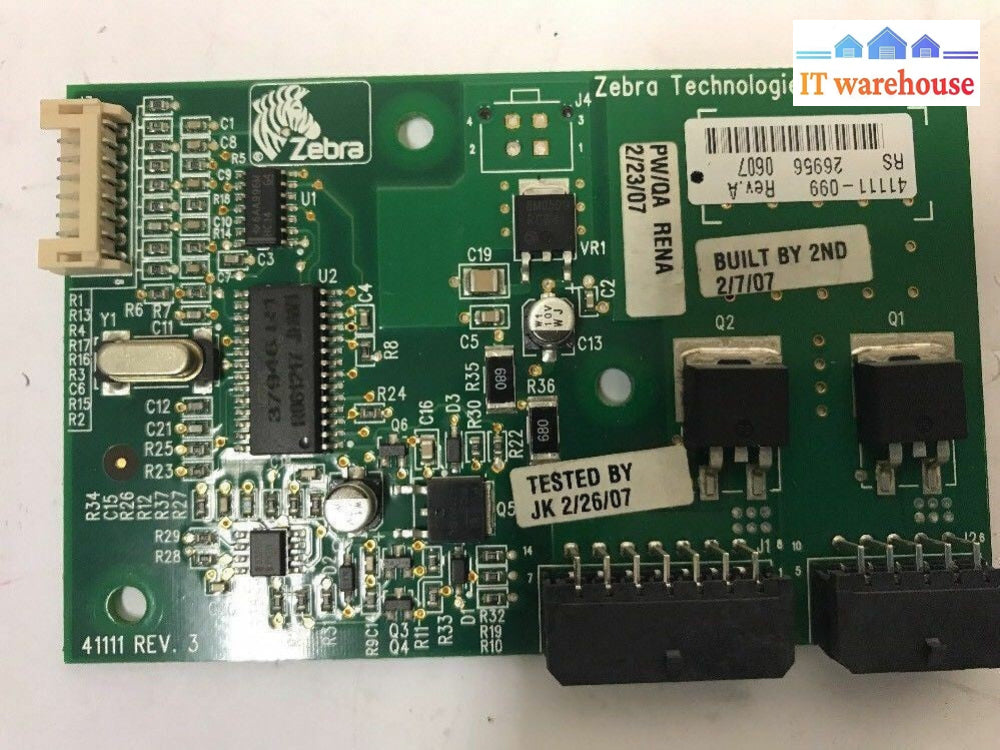 1 x Zebra 110XiIII Plus Thermal Label Printer Power Adapter Borad 41111-099