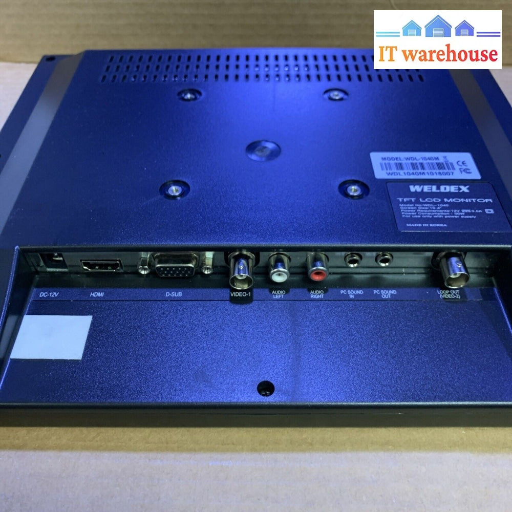 10.4''  WELDEX WDL-1040M LCD TFT  800X600 COLOR MONITOR PANEL