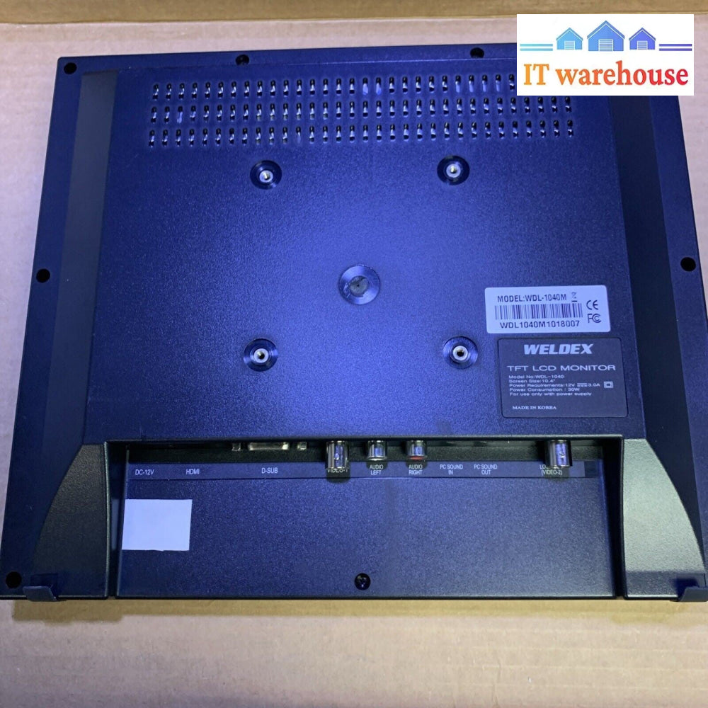 10.4''  WELDEX WDL-1040M LCD TFT  800X600 COLOR MONITOR PANEL