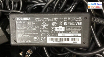 10 x Geniune Toshiba Ac adapters (15V, 4A/5A) for P4/Core Duo/Core Quad laptop