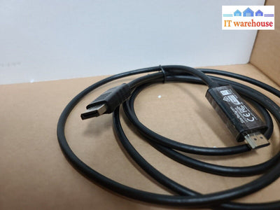 -  1080P 6FT Display Port to HDMI Cable Good Working