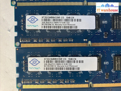 (10x 2GB) Nanya 2Rx8 DDR3-1333 PC3-10600U Desktop DIMM RAM M210B2306E.X2 ~