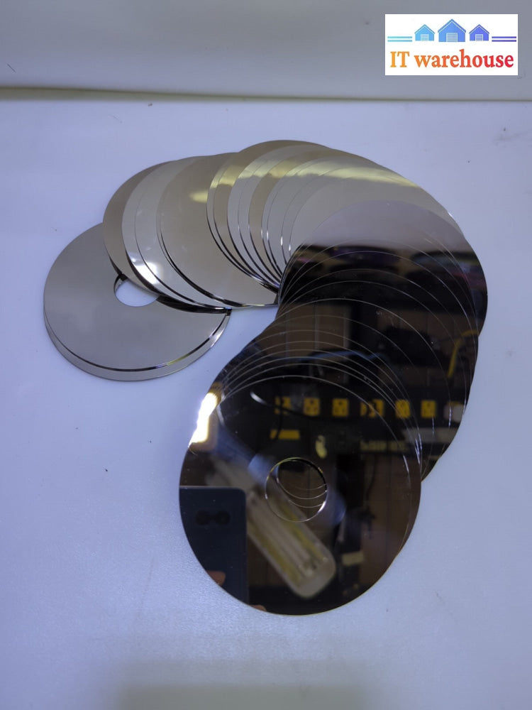 (10x)  3.5" Hard Drive Platters for Scrap, Precious Metal Recovery, Arts/Crafts