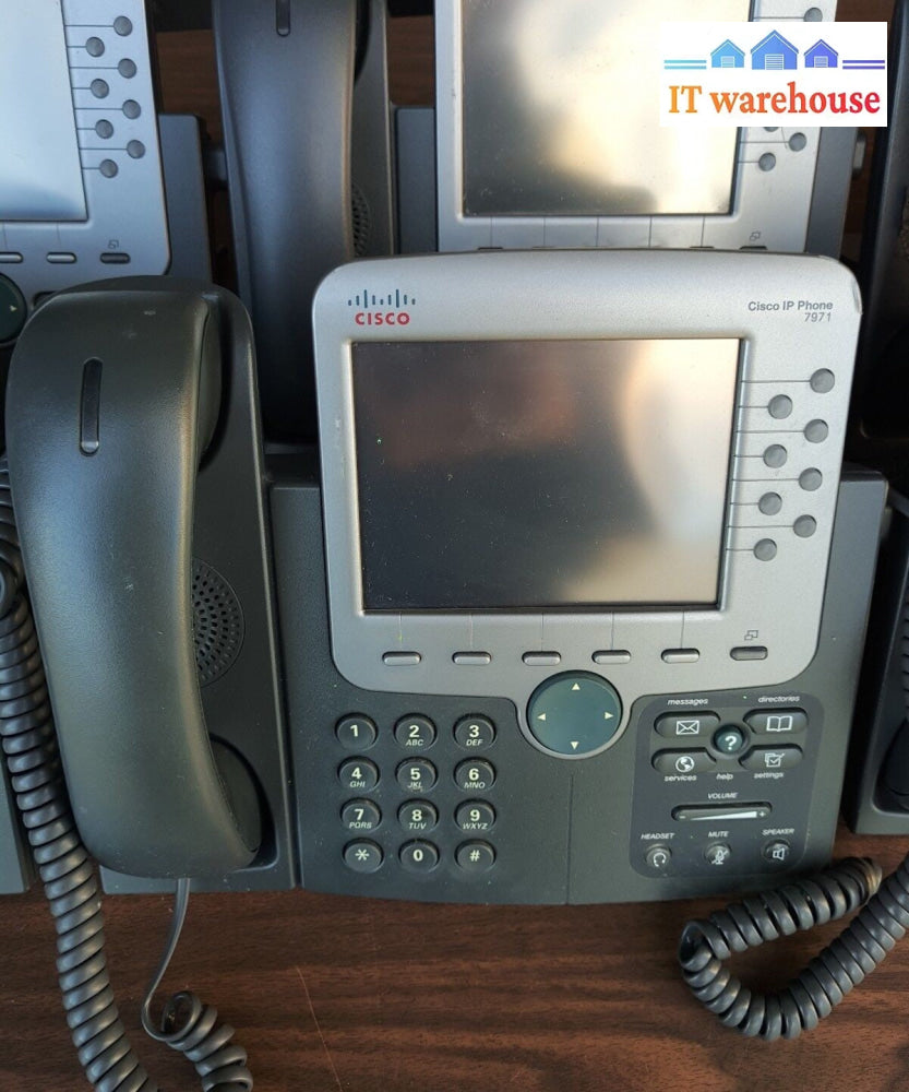 - 10x Cisco Systems 7971 IP Telephone Series VOIP Business Phones CP-7971G-GE @@