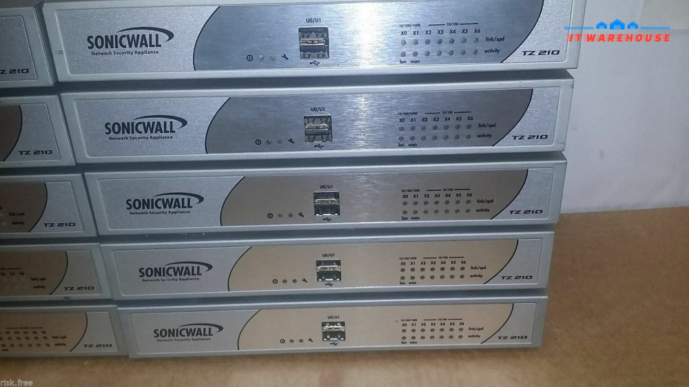 *10x Dell SonicWALL TZ210 Network Security Appliance Firewall APL20-063 W/AC