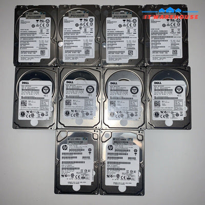 10x HP/DELL/ 600GB 10K 6G 2.5’’ SAS Hard drive (for servers)