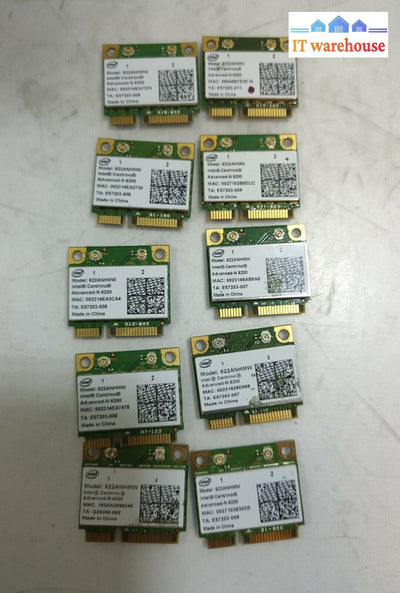- 10x Intel  622ANHMW Mini PCIe Wireless Card For toughbook CF-30 @@@