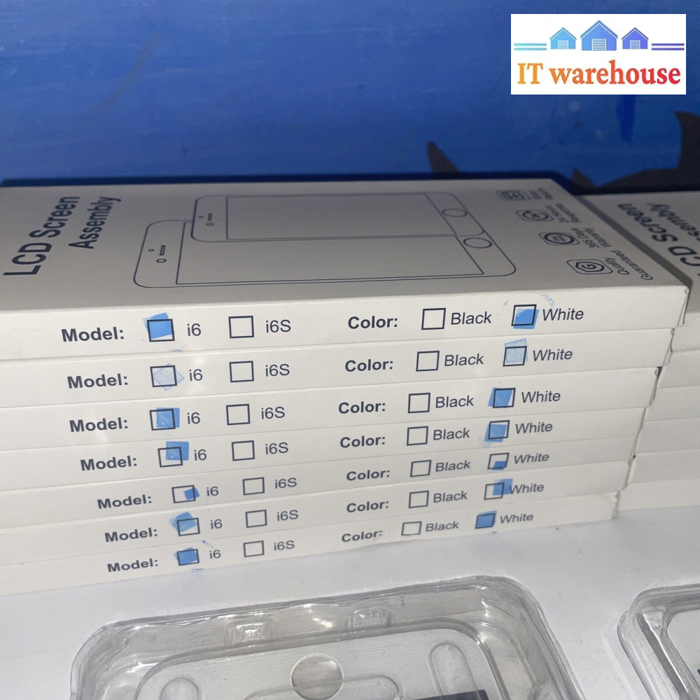10x Iphone 6 LCD Display Touch Screen Digitizer Assembly Replacement White