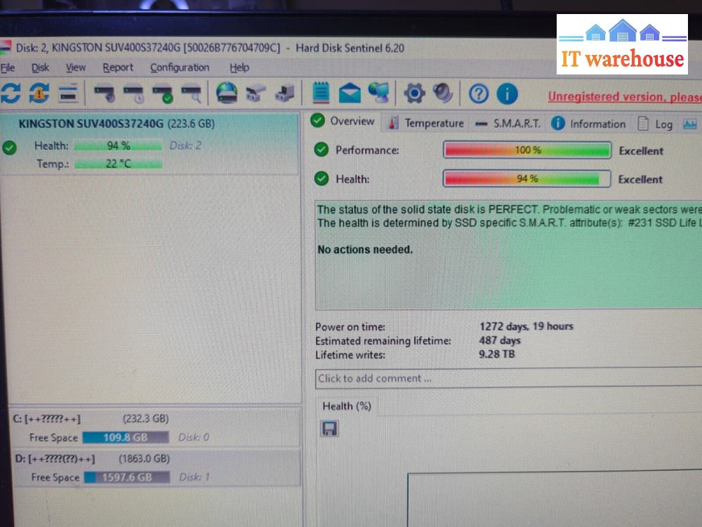 10x Kingston SUV400s37/240G 2.5’’ SATA III 240GB SSD Working Good