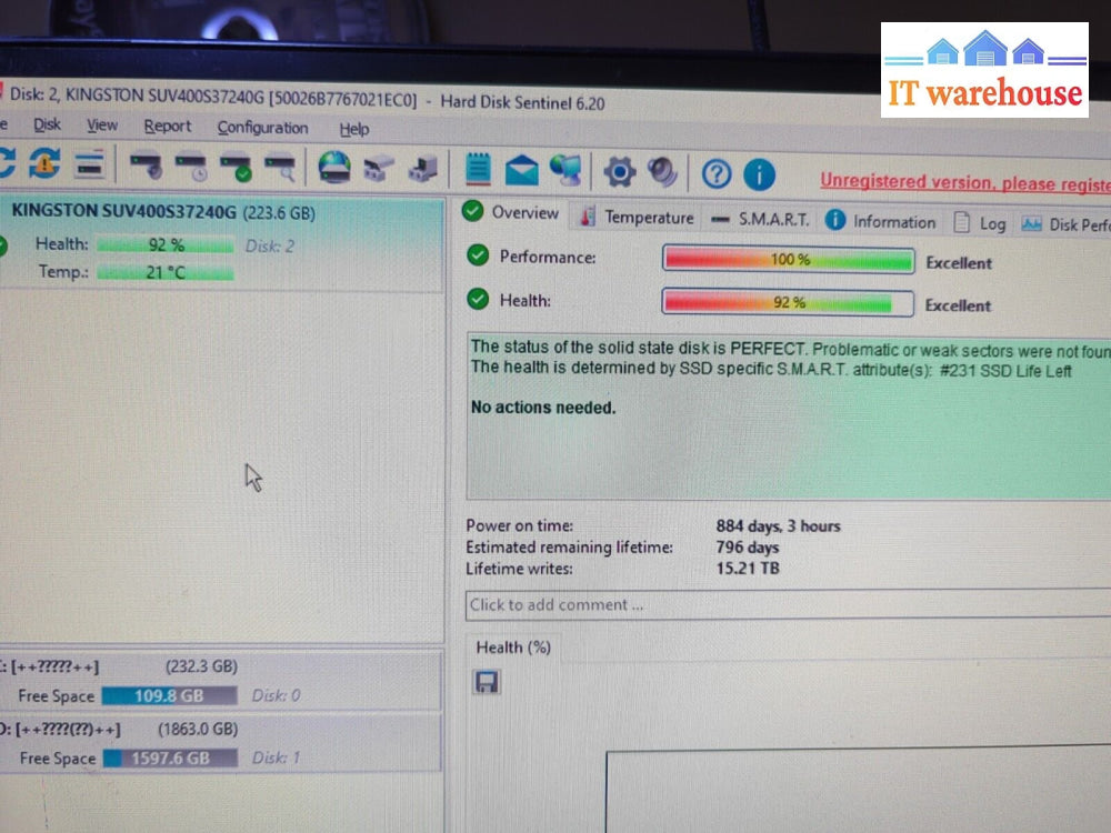 10x Kingston SUV400s37/240G 2.5’’ SATA III 240GB SSD Working Good