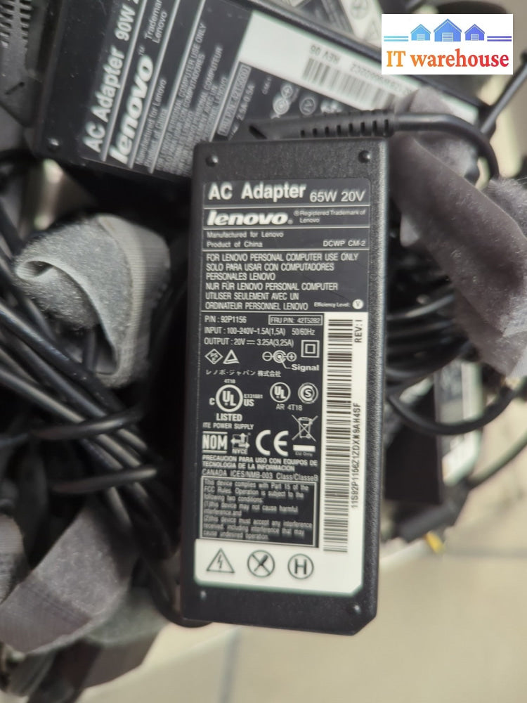 10x Mixed Lenovo 65W/90W AC Adapter Charger For  T510 T520 T530 T420 T430 -