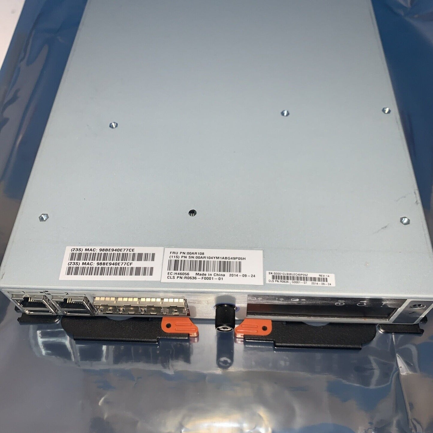 IBM Storwize V3700 Array Controller Canister Node+4Port 8G HBA