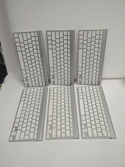Lot Of 6 Apple A1314 Wireless Keyboards - Untested