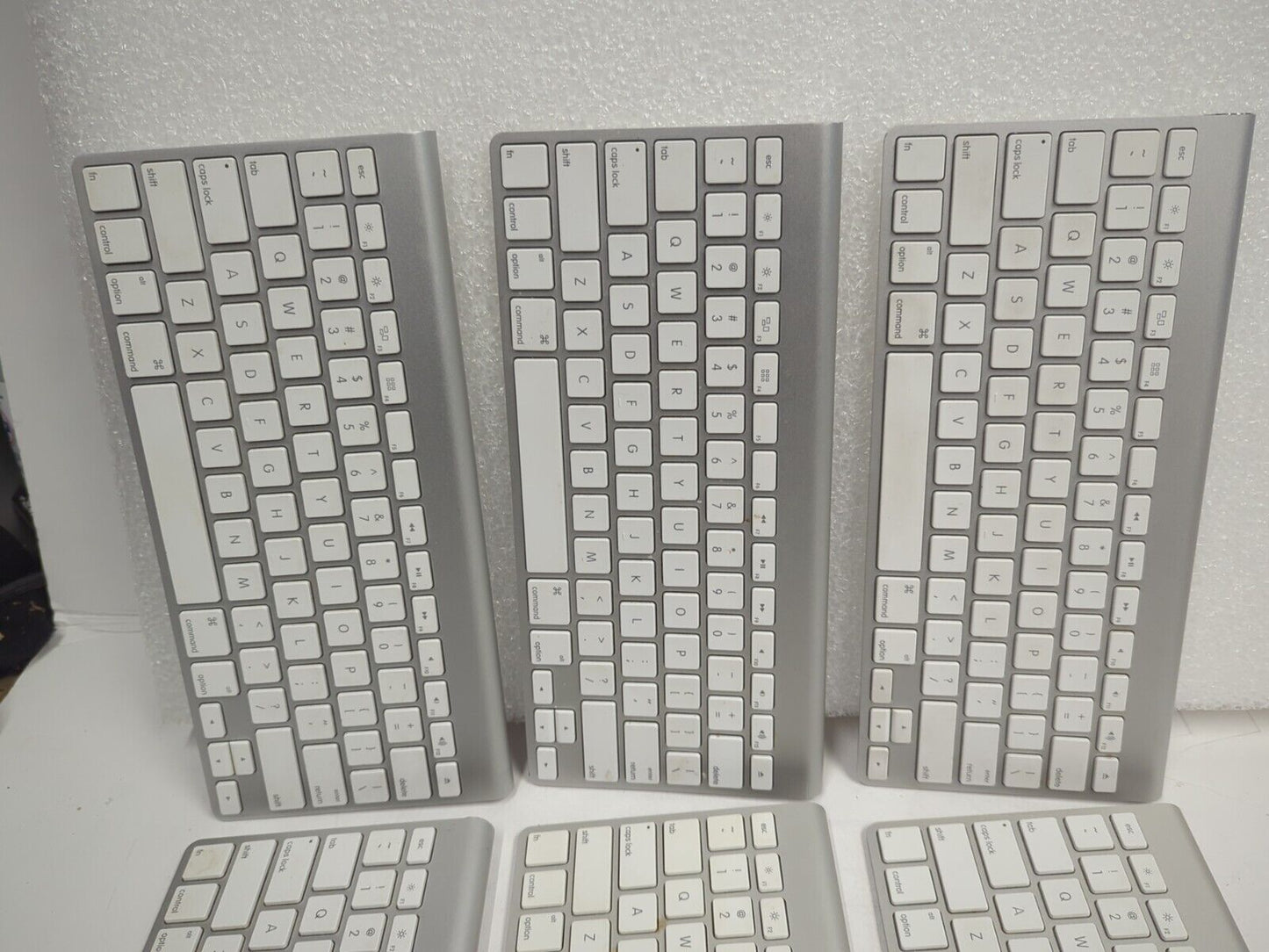 Lot Of 6 Apple A1314 Wireless Keyboards - Untested