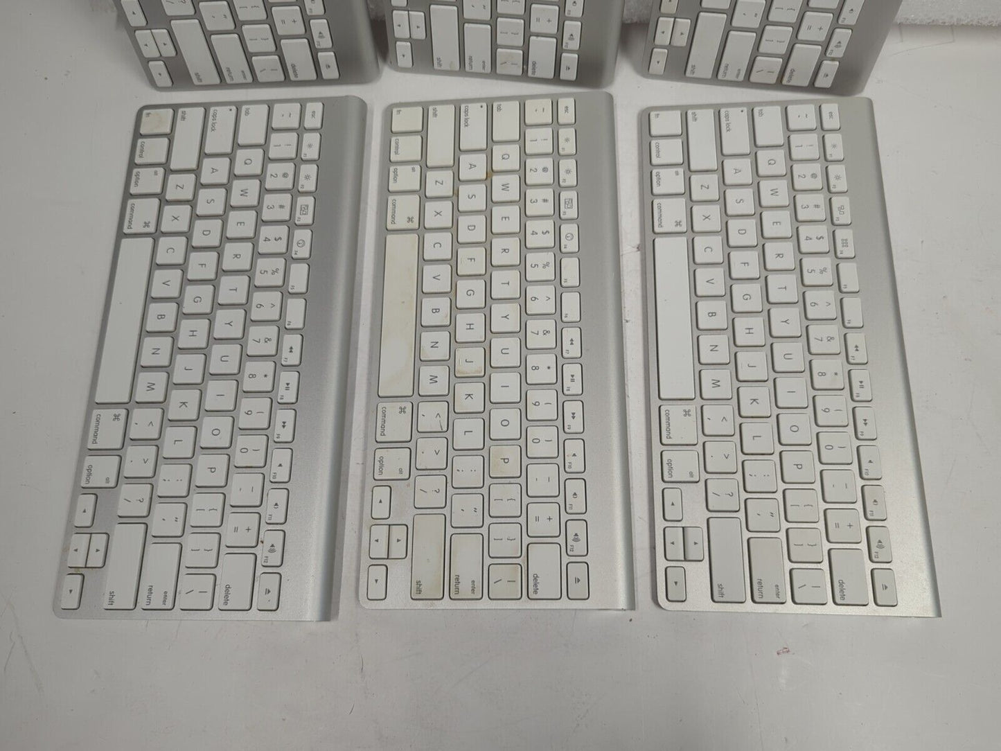 Lot Of 6 Apple A1314 Wireless Keyboards - Untested