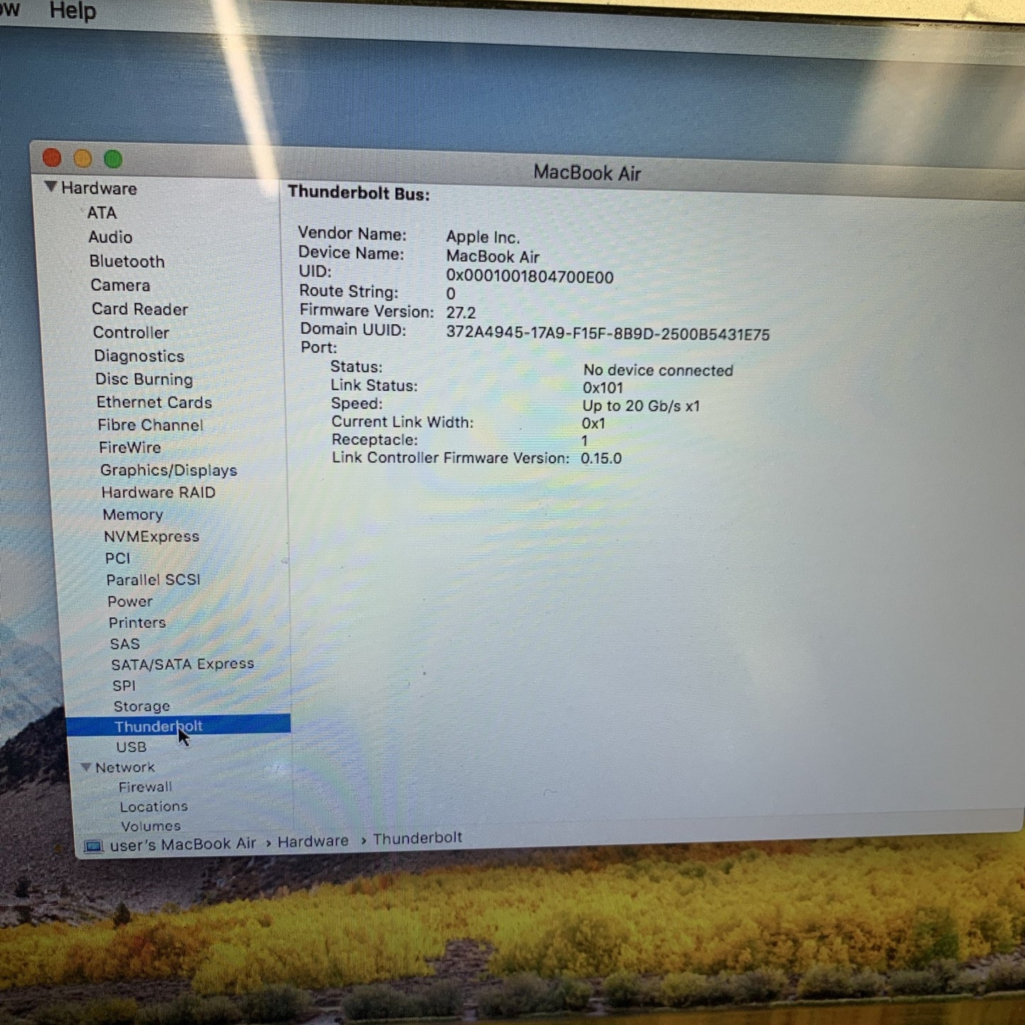 Apple MacBook Air A1466 2015 Core i5-5250U 1.6GHz 4GB RAM 256GB SSD OS X 10.13