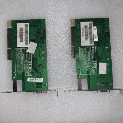 (2x) 1998 Vintage ATI 109-49800-11 Video Card Rage Pro Turbo AGP 0125-21000