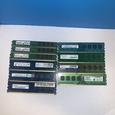 Lot of 9  Desktop 8GB DDR3 PC3 NON-ECC memory