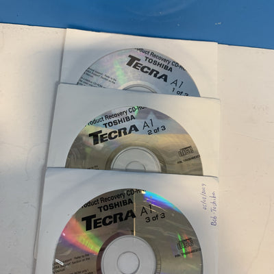 Operating System Windows  Recovery CD for Toshiba Tecra A1
