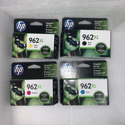 HP 962XL Genuine Black, Cyan, Magenta And Yellow Ink Cartridges set