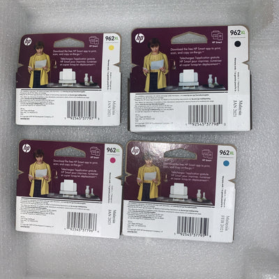 HP 962XL Genuine Black, Cyan, Magenta And Yellow Ink Cartridges set