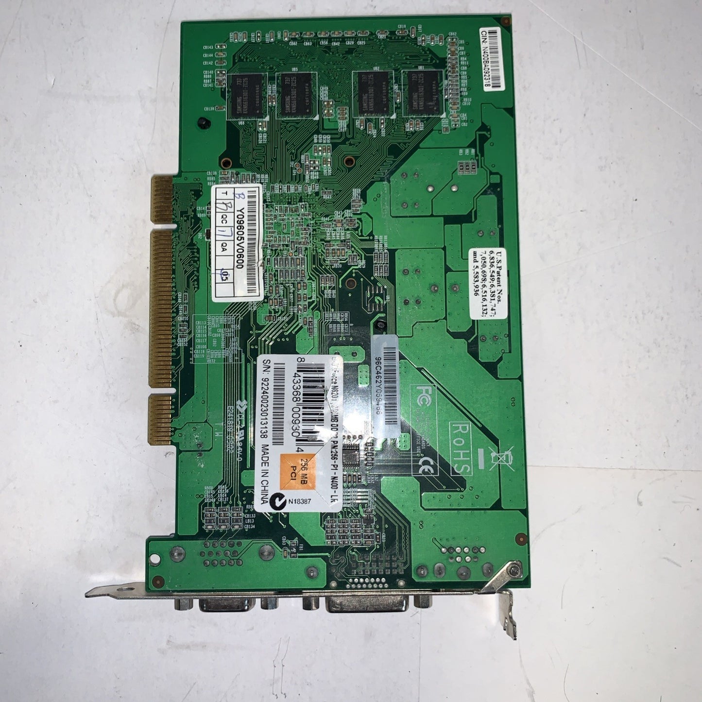 Vintage Nvidia e-GeForce N6201 256MB PCI DDR2 256-P1-N400-LR Video Card