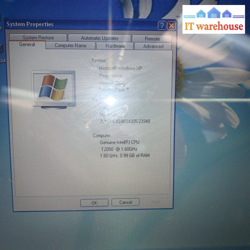 12'' Toshiba Satellite U200 2-Core 1.6GHZ 1GB 250GB Windows XP pro  (Bad Audio)