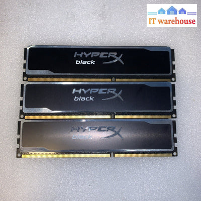 12GB = 3x 4GB Kingston HyperX Black DDR3-1600 PC3-12800 KHX16C9B1BK2/8X