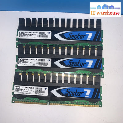 12GB (3x4GB) Patriot Sector 7 PGV38G1333ELK DDR3-1333MHz RAM Kit