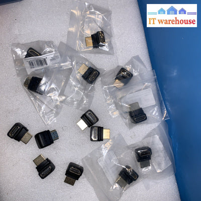14 x Monoprice 3850 HDMI Port Saver Male to Female 270 Degree Adapter