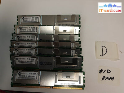 -  14GB (7x2GB)  39C945341B-IL WINTEC 2GB PC2-5300 DDR2-667 FB SERVER RAM