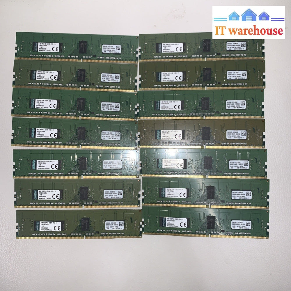 14x 4GB = 56GB Kingston DDR4 2133 ECC REG Server Memory PC4-2133P KVR21R15S8/4