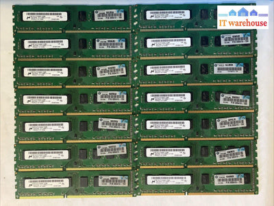 (14x 4GB) Micron 2Rx8 DDR3-1600 PC3-12800U DIMM Memory MT16JTF51264AZ-1G6M1 ~