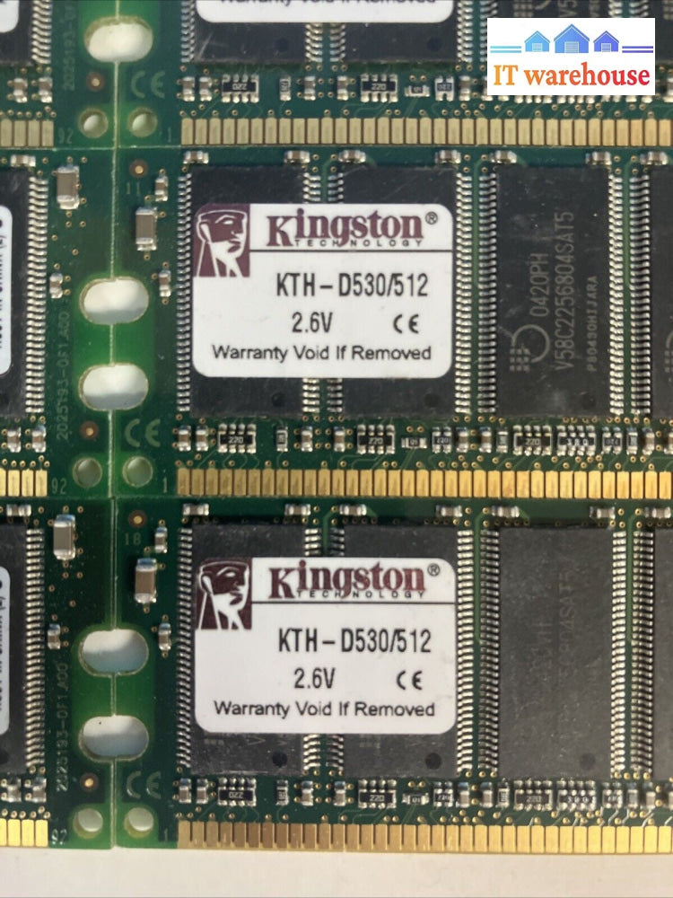 (14x 512MB) Kingston KTH-D530/512 DDR-400 PC-3200 184-Pin Desktop SDRAM Memory ~