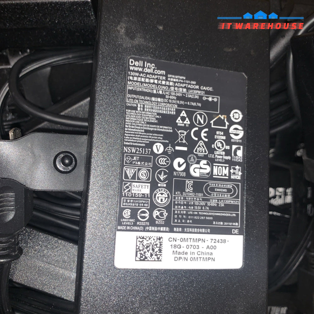 (14x) Genuine Dell PA-4E 130W 19.5V 6.7A AC Charger Adapter MTMPN JU012 VJCH5