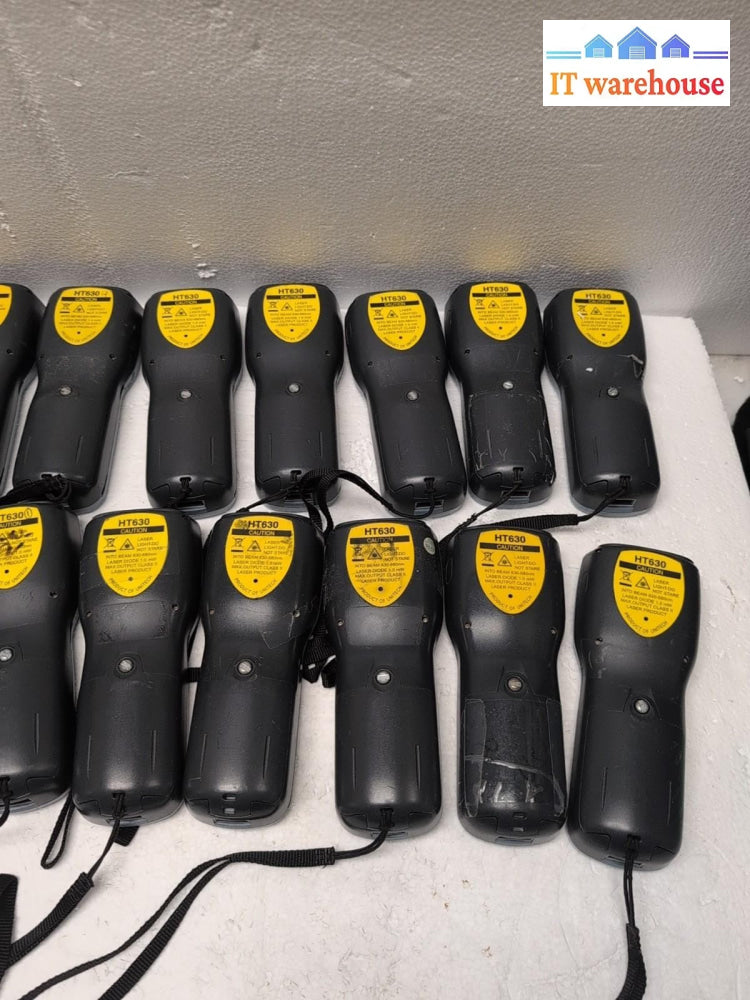 14x  UNITECH  HT630 DATA COLLECTION TERMINAL SCANNER W/Battery (AS IS, *Read) -