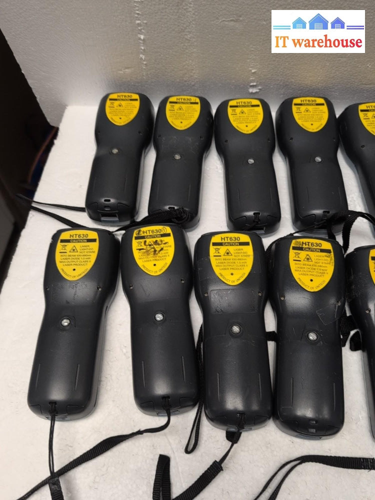 14x  UNITECH  HT630 DATA COLLECTION TERMINAL SCANNER W/Battery (AS IS, *Read) -