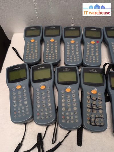 14x  UNITECH  HT630 DATA COLLECTION TERMINAL SCANNER W/Battery (AS IS, *Read) -