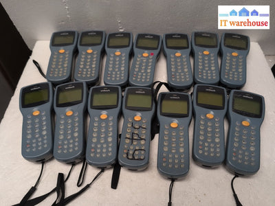 14x  UNITECH  HT630 DATA COLLECTION TERMINAL SCANNER W/Battery (AS IS, *Read) -