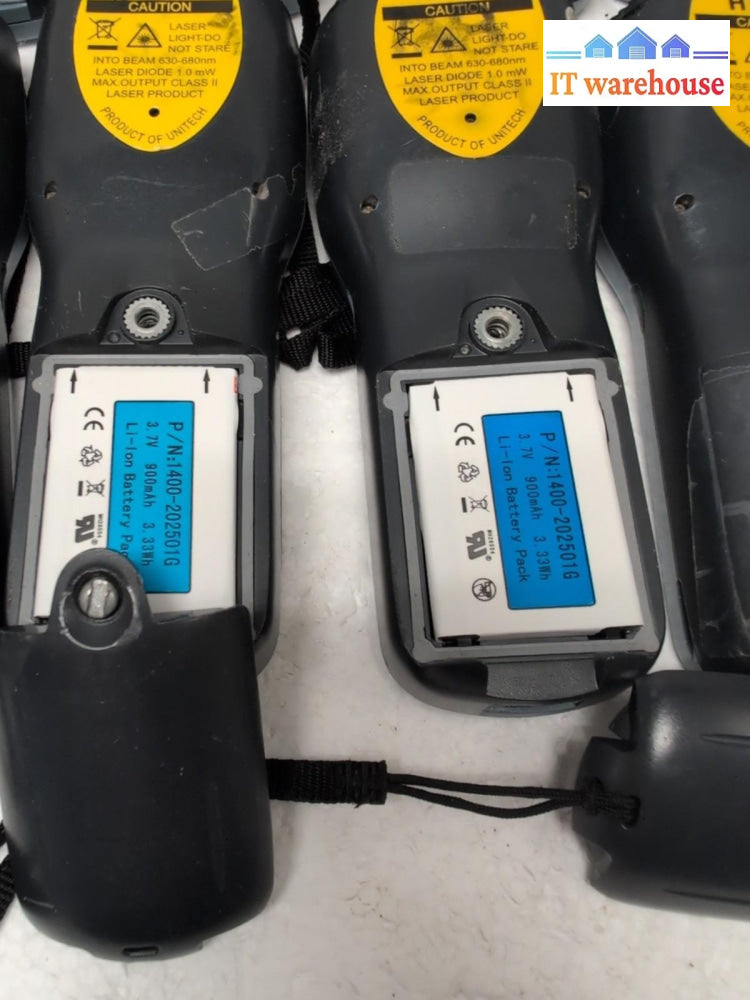 14x  UNITECH  HT630 DATA COLLECTION TERMINAL SCANNER W/Battery (AS IS, *Read) -
