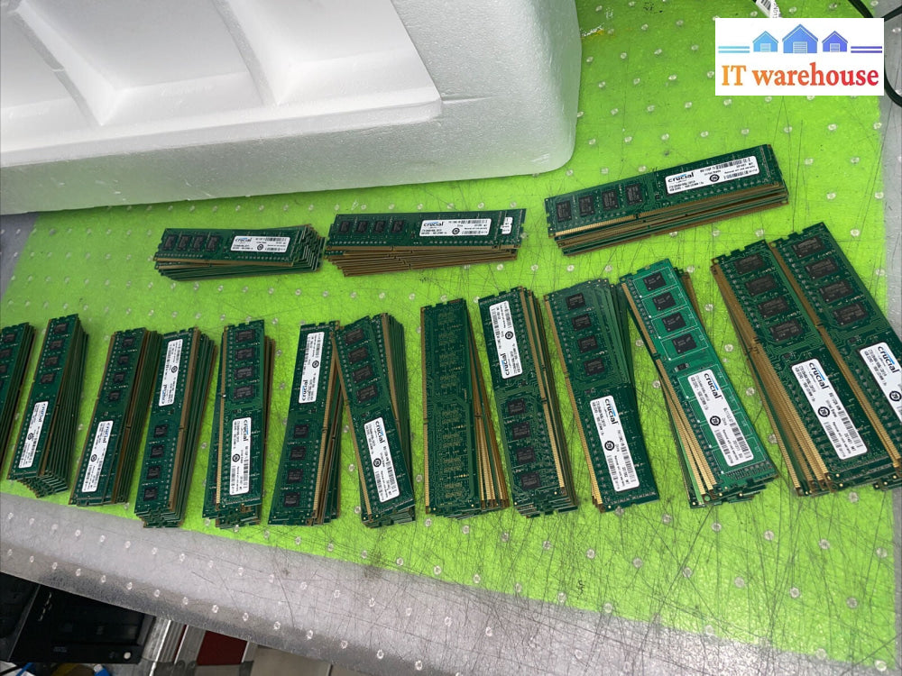 150 x  4GB Crucial DDR3-1600 NON-ECC desktop PC memory Ram