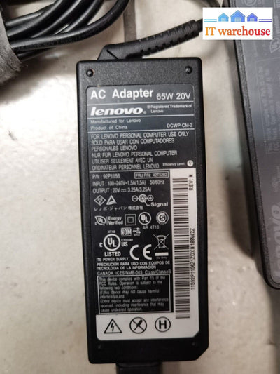 $ 15x LENOVO AC adaper 65w 20v 3.25A 45N0316 45N0324 42T5282