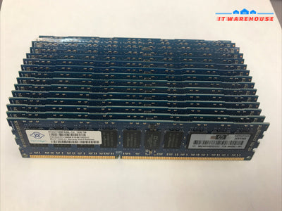 16 x HP / Nanya 2GB ECC RAM 2Rx8 PC3-10600R  500202-061 / NT2GC72B8PAONL-CG RAM